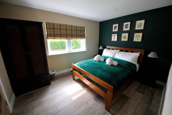 Master bedroom of the holiday cottage