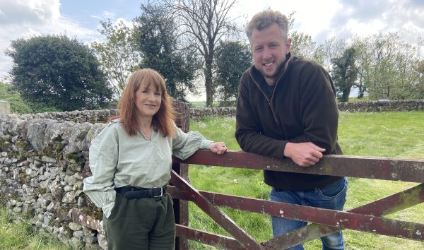 Joan McAlpine with Cammy Wilson at Ellisland